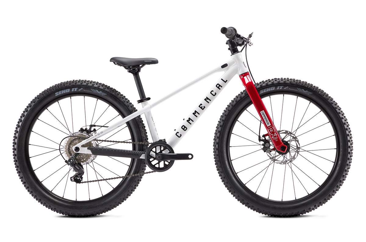 Commencal Ramones 24 Kids Mountain Bike - 7-Speed, Disc Brakes, Grippy Tires