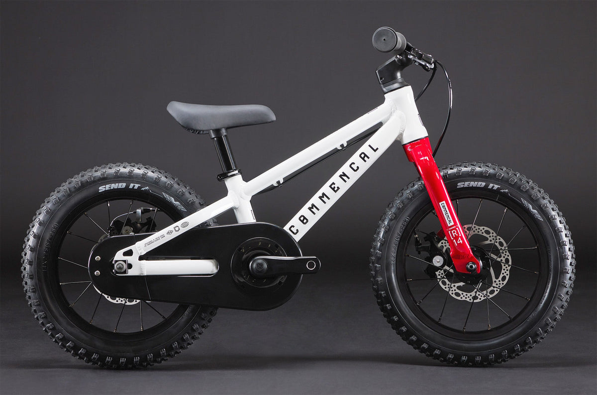 Commencal Ramones 14 Kids Mountain Bike - Lightweight Aluminum Frame, Disc Brakes