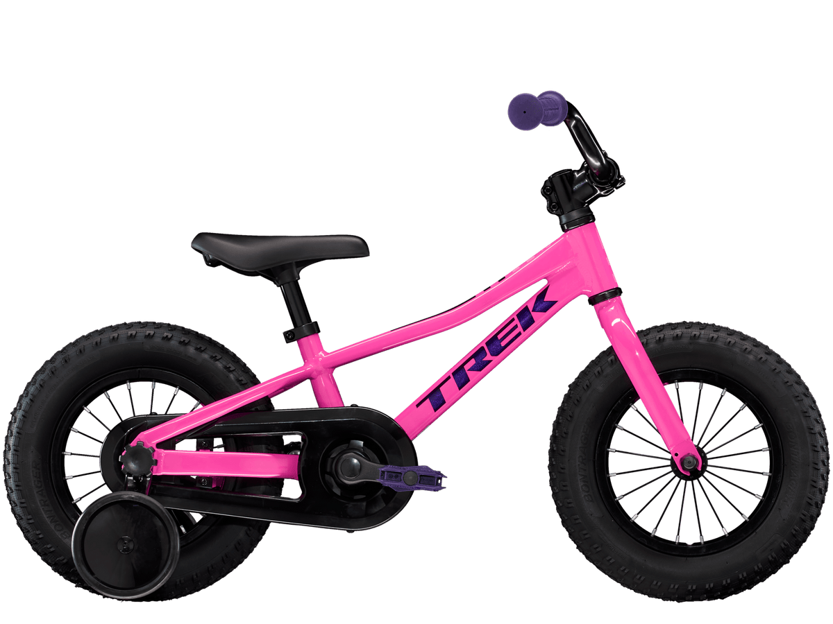 Trek Precaliber 12 Kids' Hybrid Bike with Removable Training Wheels Pink