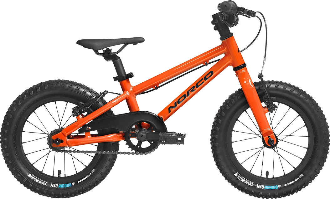 Norco Storm 16 SS Single Speed Kids Bike, 16-inch Wheels, Orange/Black